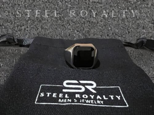 Anillo Square Obsidian - Imagen 2