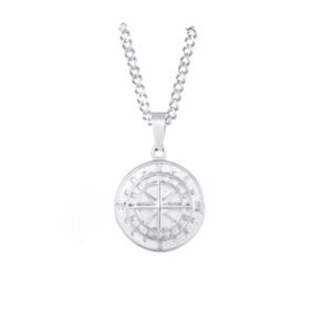 Dije Sealed Compass Rose